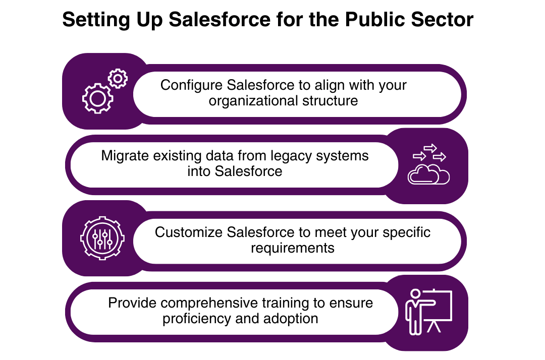 Setting up salesforce for the public sector